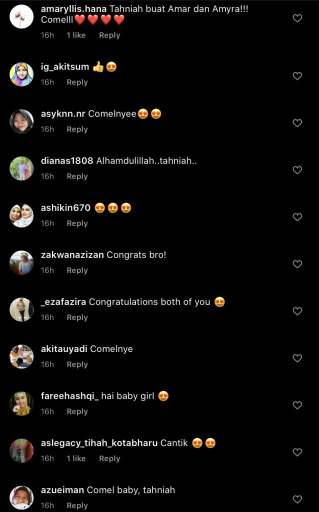 “Ala Tembamnya…,” – Belum Diberi Nama, Amar Baharin Dedah Wajah Babygirl, Comel Sungguh!