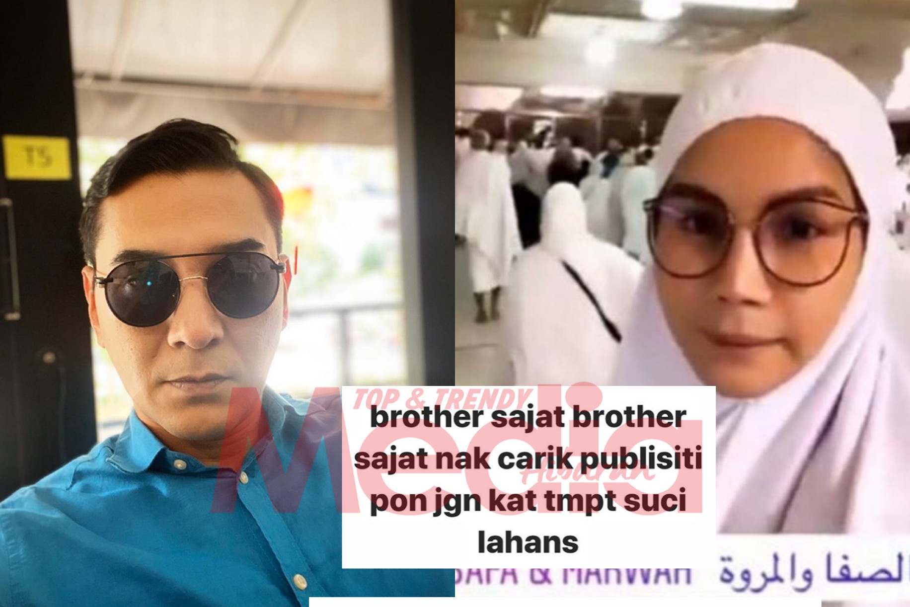 “Contoh Kau Disambar Petir Dekat Kaabah, Orang Lain Tak Kena Tempias Sekali Ke?,” – Fezrul Khan Minta ‘Brother Sajat’ Tak Jadikan Tanah Haram Tempat Raih Publisiti