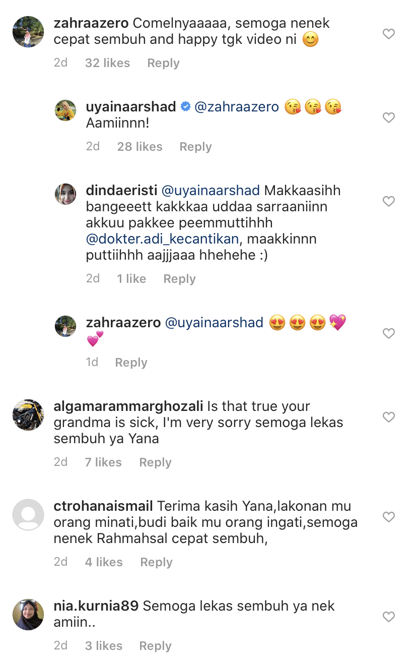 “If Perlu Bayar Aku Bayar,” – Peminat Mahu Gembirakan Nenek Terlantar Sakit, Apa Yang Uyaina Lakukan Sentuh Hati Netizen