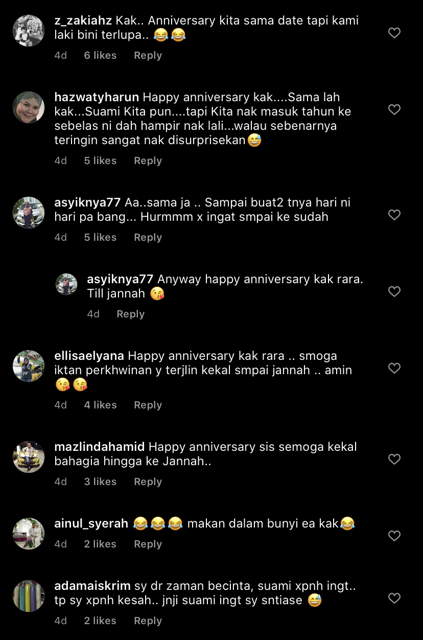 &#8220;Haram Diingatnya Ulang Tahun Kita Yang Ke-17,&#8221; &#8211; Sharifah Shahirah Pasrah Suami Tak Ingat, Netizen Pun Kongsi Pengalaman