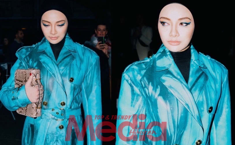 “Sungguh Teruja Kerana Diberi Peluang&#8230;,” &#8211; Neelofa Jadi Selebriti Malaysia Pertama Tonton Pertunjukan Fesyen Versace!