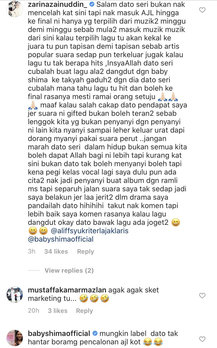 “Suara Abang Amat Sedap Dan Merdu,” – DS Aliff Syukri Terkilan Lagu Tidak Masuk AJL, Sedih Bakat Tak Dihargai, Aeril Zafrel Beri Reaksi