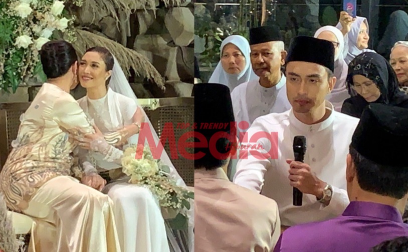 Tahniah! Zahirah MacWilson Selamat Bergelar Isteri Aiman Hakim Ridza Dengan Sekali Lafaz