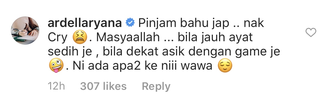 Sarat Hamil Bakal Bergelar Ibu, Ardell Mengadu Semakin Gemuk. Lihat Apa Respon Si Suami, &#8211; “Awak Paling Cantik Di Mata Saya.”