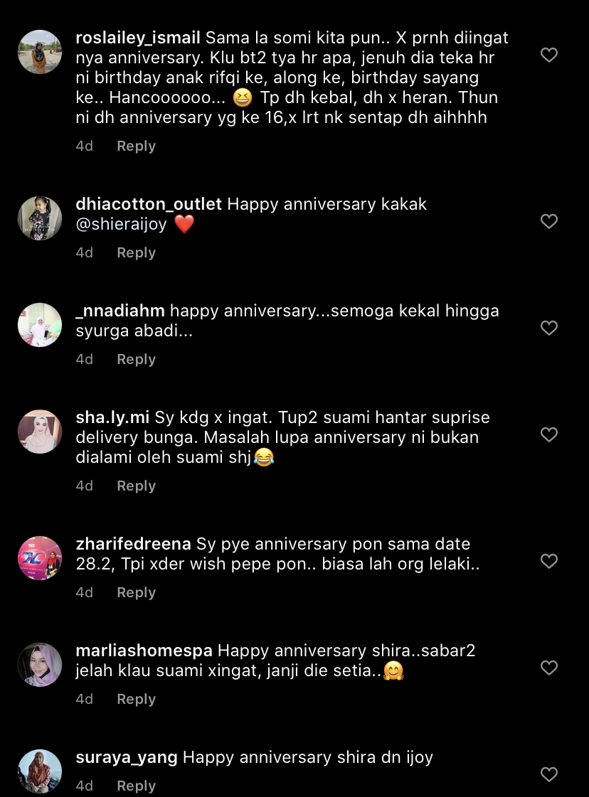 “Haram Diingatnya Ulang Tahun Kita Yang Ke-17,” – Sharifah Shahirah Pasrah Suami Tak Ingat, Netizen Pun Kongsi Pengalaman