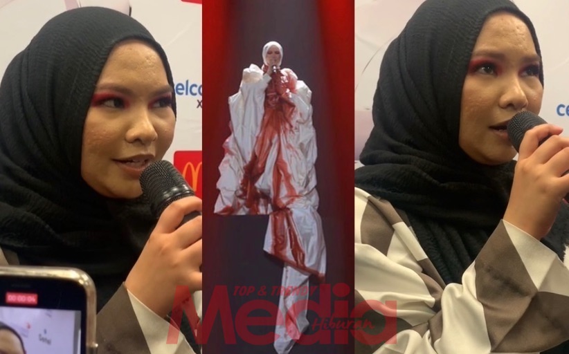 “Saya Tak Tunjukkan Yang Saya Kelar Diri, Itu Hanyalah Ekspresi Tangan Ketika Menyanyi,” – Aina Abdul Mohon Maaf, Perjelas Konsep Persembahan AJL34