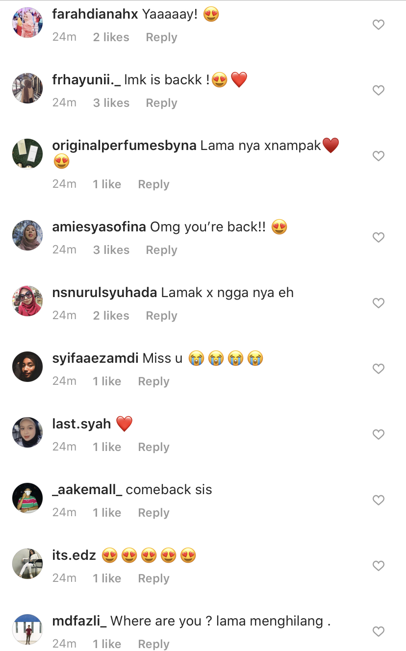 “Welcome Back,” &#8211; Little Miss Khan Kembali Ke IG, Tak Sampai 10 Minit, Posting Pertama Raih Ribuan Likes!