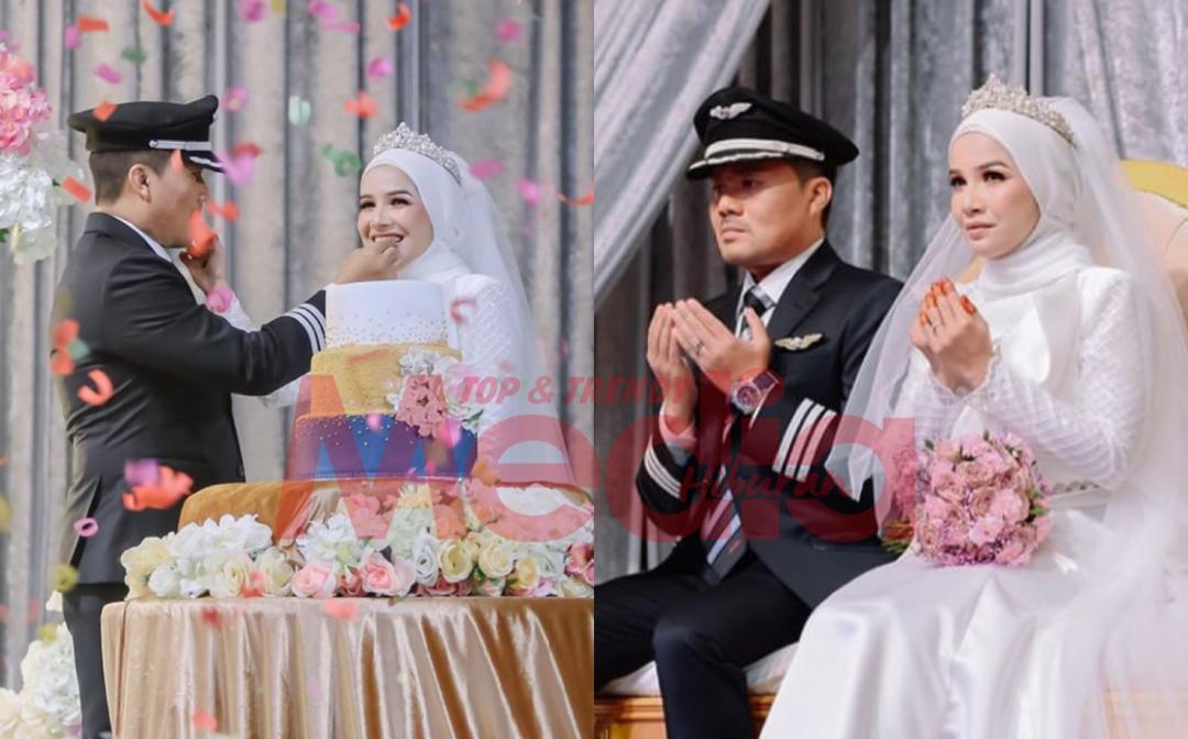 Kini Bergelar Isteri Juruterbang, Mimie Haris Kongsi Foto Indah Majlis Resepsi Perkahwinan
