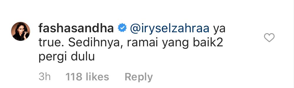 “Ramai Yang Baik Pergi Dulu,” – Pernah Digandingkan Dalam Filem, Fasha Sandha Antara Terkesan Berita Pemergian Ashraf Sinclair 