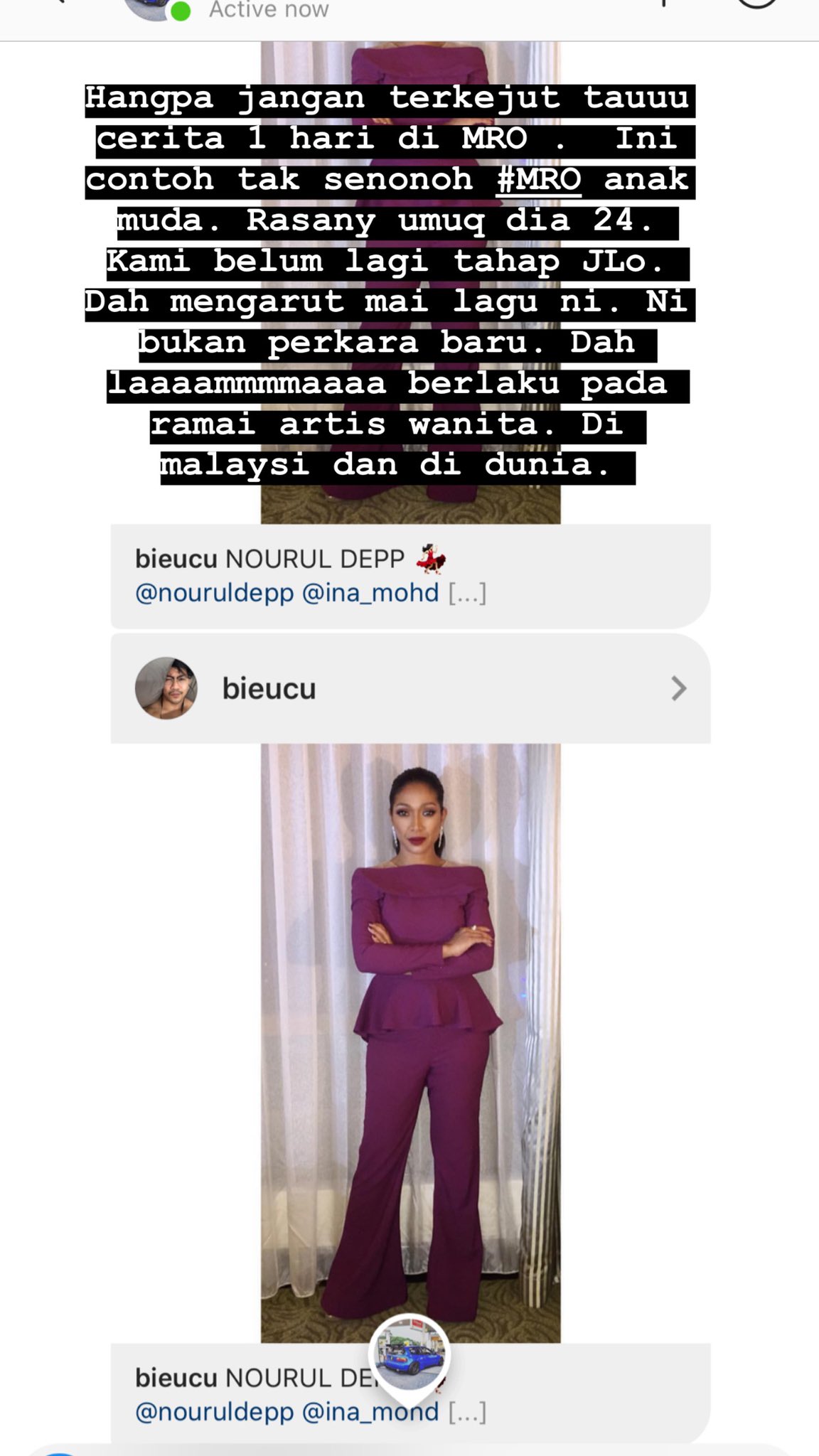 “Hang Ni Buat Malu Anak Muda,”- Nourul Wahab Dedah Terima Mesej Lucah & Gambar Alat Sulit Sewaktu RMO