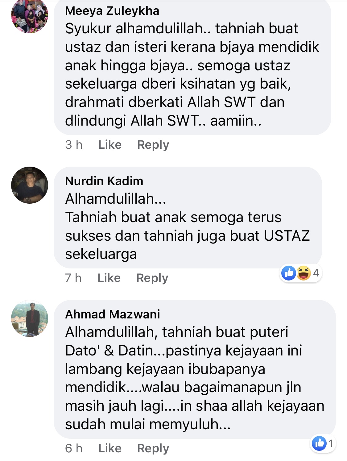 “Alhamdulillah, Tahniah Buat Anakku,”- Ustaz Kazim Elias Bangga Anak Gadis Peroleh ‘Straight’ A Dalam SPM!