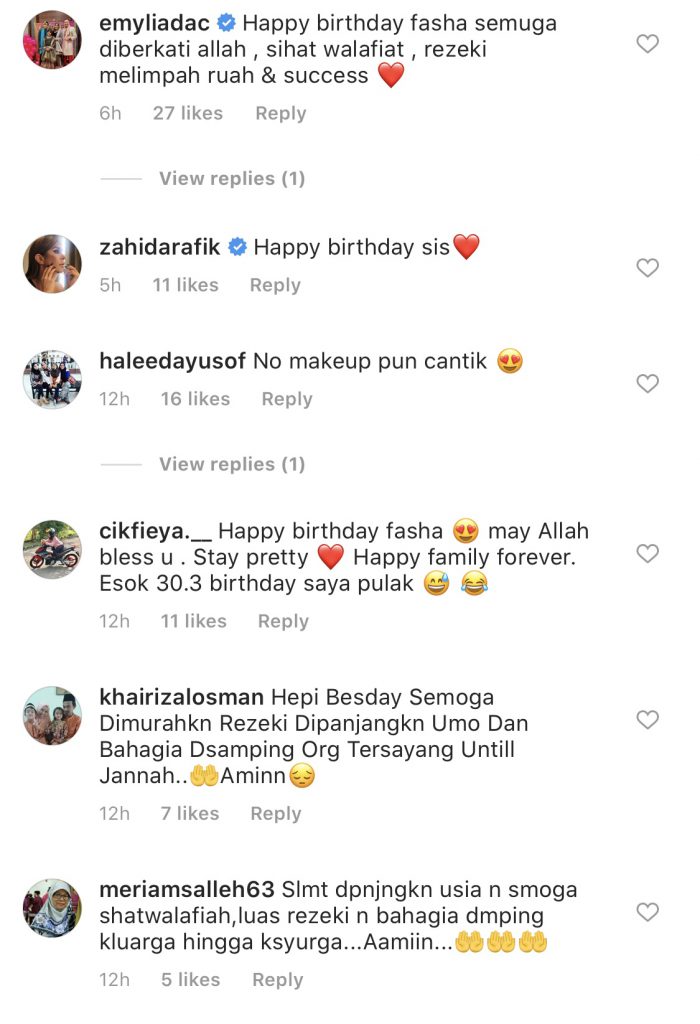 “Simple Tapi Bermakna,” – Fasha Sandha Pakai ‘Baju Kelawar’ & Tiada Solekan Sambut Hari Jadi, Sederhana Apa Adanya
