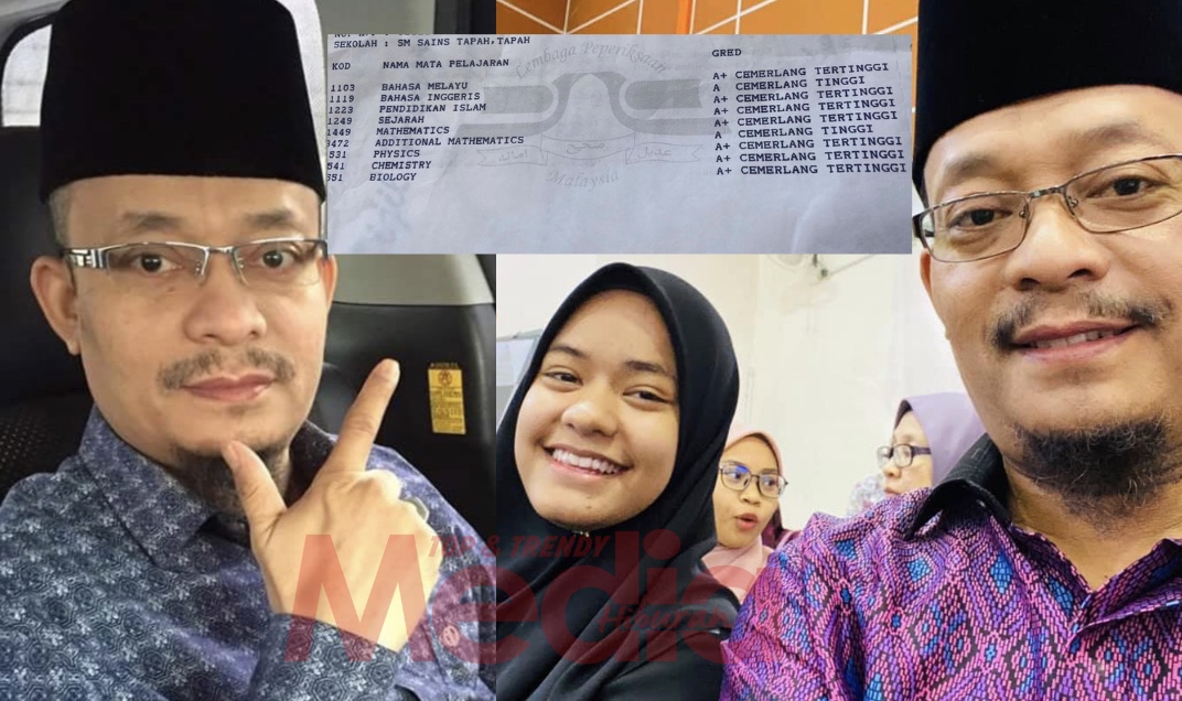 &#8220;Alhamdulillah, Tahniah Buat Anakku,&#8221;- Ustaz Kazim Elias Bangga Anak Gadis Peroleh &#8216;Straight&#8217; A Dalam SPM!