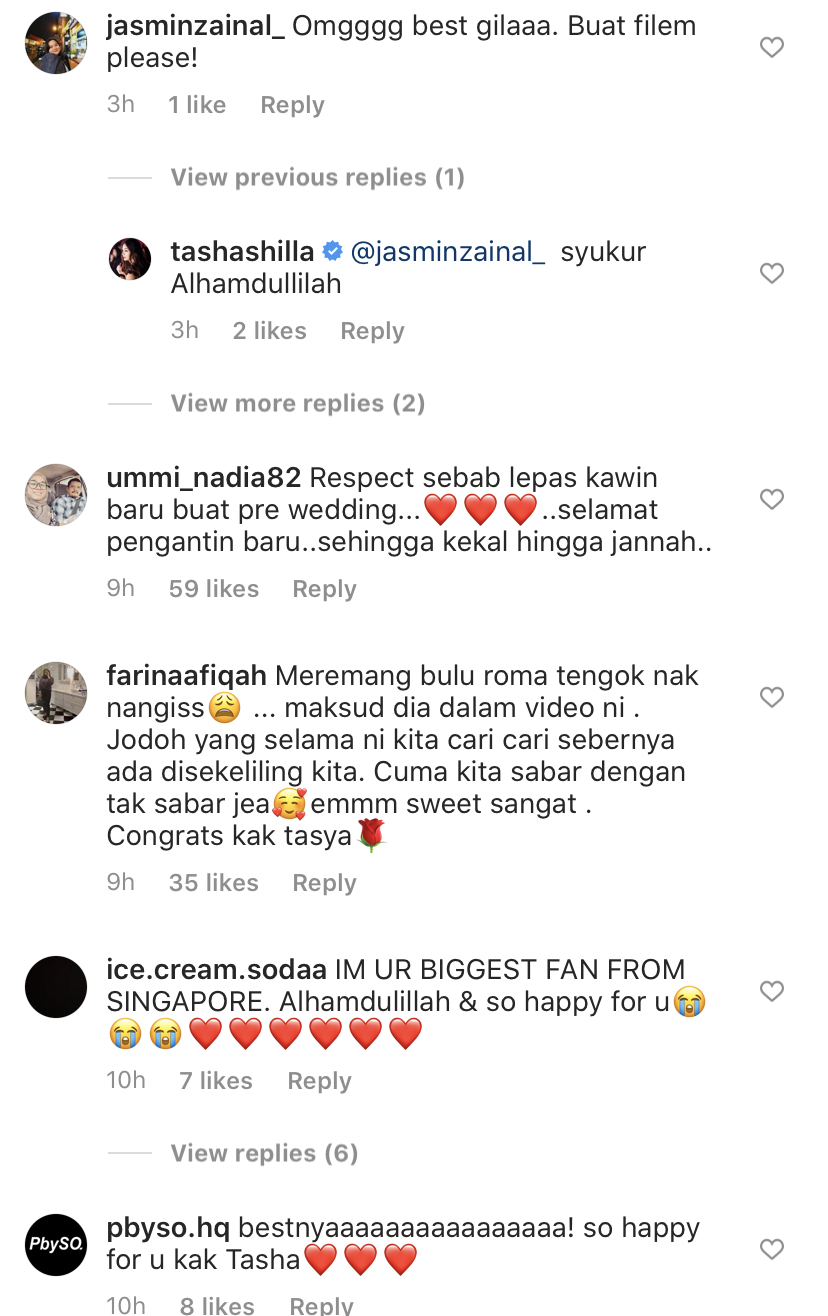 “Cinta Sejati,” – Momen Istimewa Tasha Shilla Dan Atiq, Netizen Puji Video Selepas Sah Diijabkabul