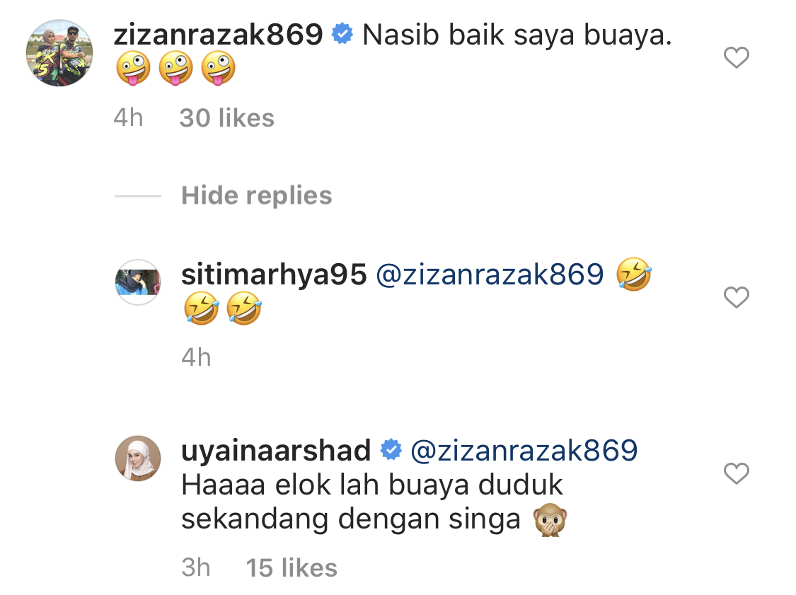 “Berani Duduk Sekandang Dengan Singa, Silakan,” – Uyaina Arshad Beri Pesan Buat Yang Terlalu Berserah Fasal COVID-19, Zizan Razak Pula Mengaku Buaya?
