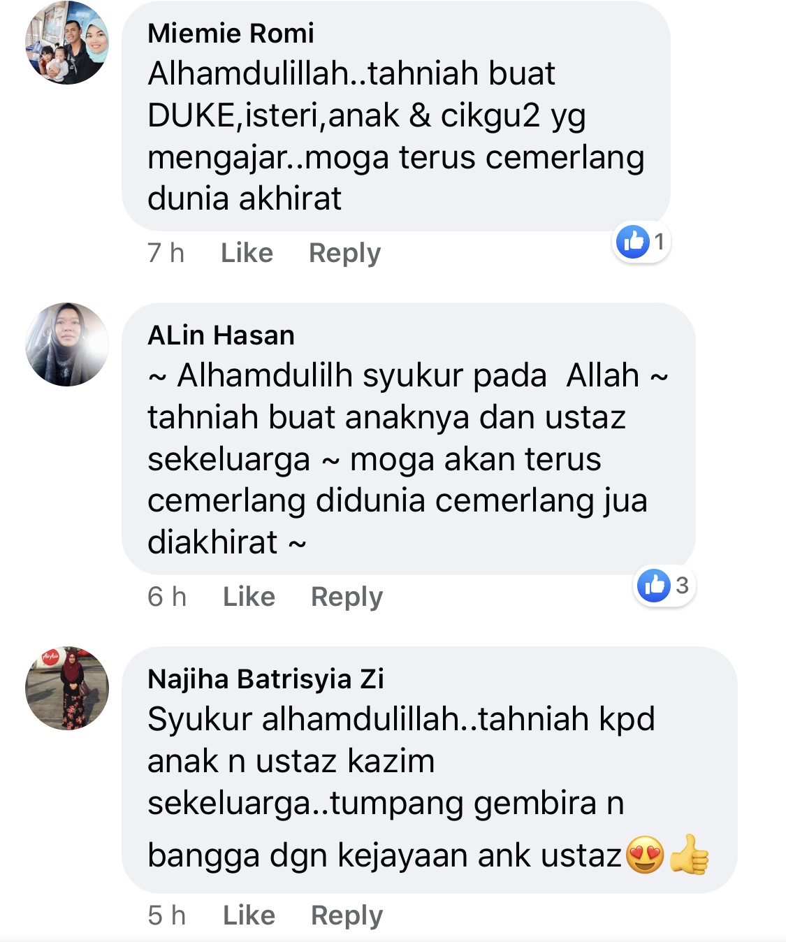 “Alhamdulillah, Tahniah Buat Anakku,”- Ustaz Kazim Elias Bangga Anak Gadis Peroleh ‘Straight’ A Dalam SPM!