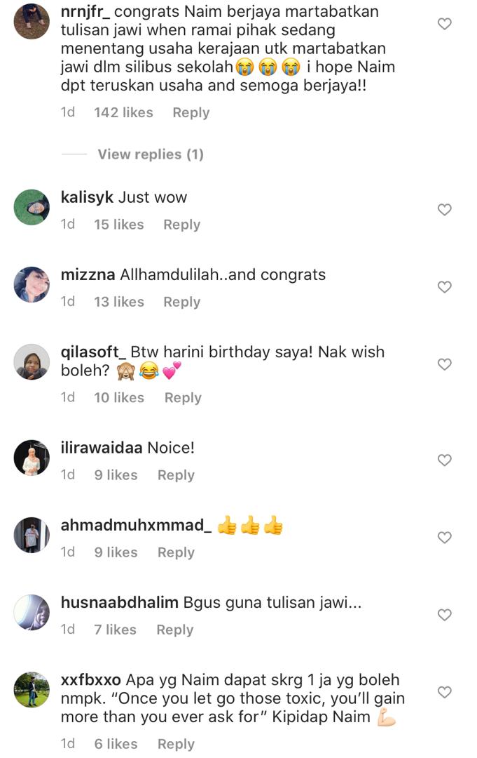 Penggunaan Tulisan Jawi Dalam Klip Video Sembah, Naim Daniel Dapat Surat DBP