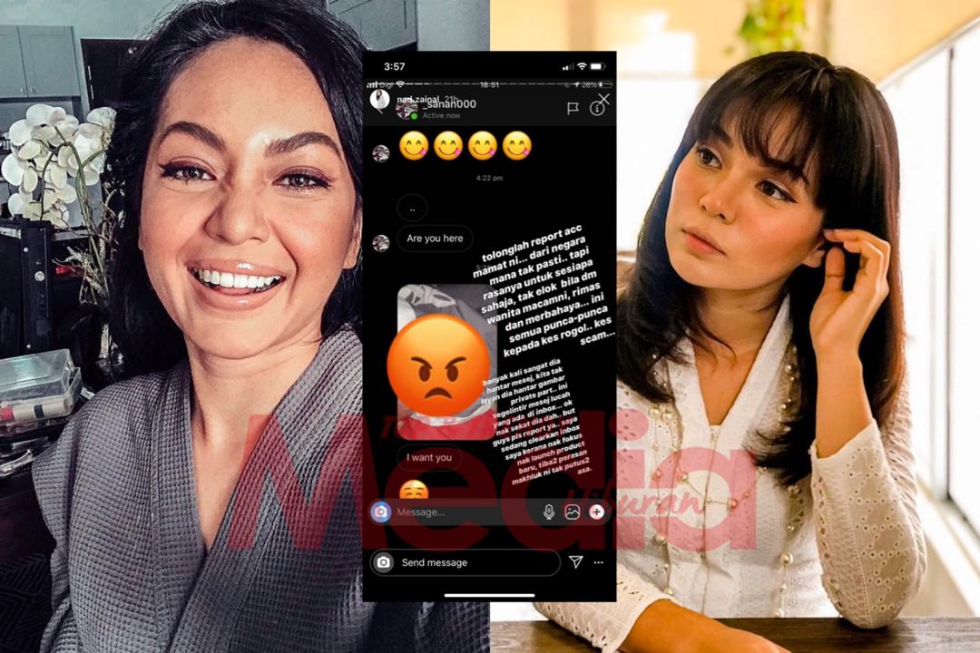 “Kita Tak Layan, Dia Hantar Gambar Private Part,” – Terima Foto Alat Sulit Lelaki, Nad Zainal Tunjuk Sebahagian Mesej Di Instagram