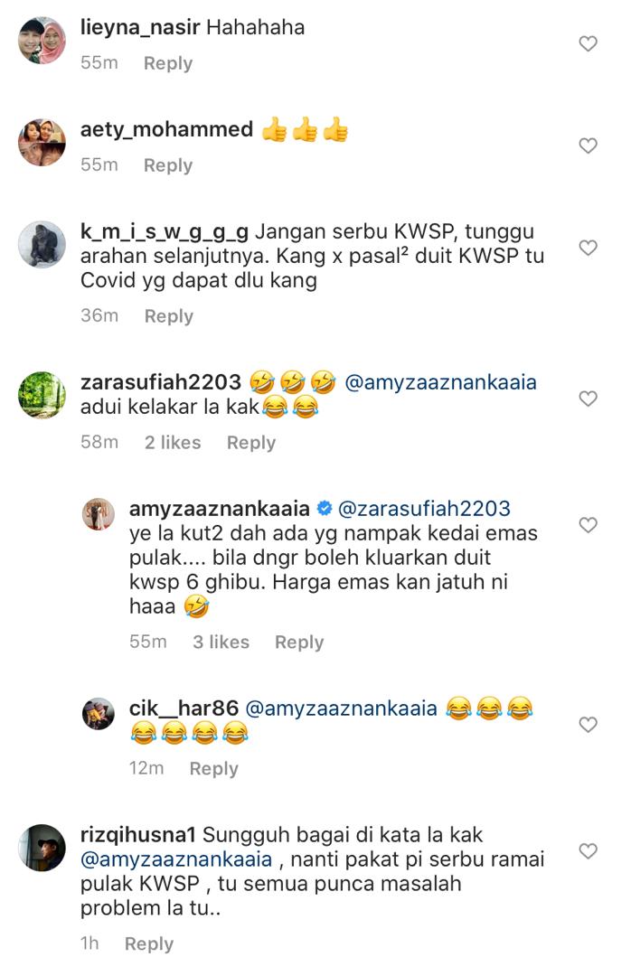 “Korang Jangan Serbu Pejabat KWSP Pula,”- Pencarum Boleh Keluarkan Maksimum RM500, Amyza Aznan Harap Netizen Faham