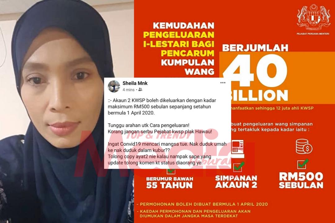 “Korang Jangan Serbu Pejabat KWSP Pula,”- Pencarum Boleh Keluarkan Maksimum RM500, Amyza Aznan Harap Netizen Faham