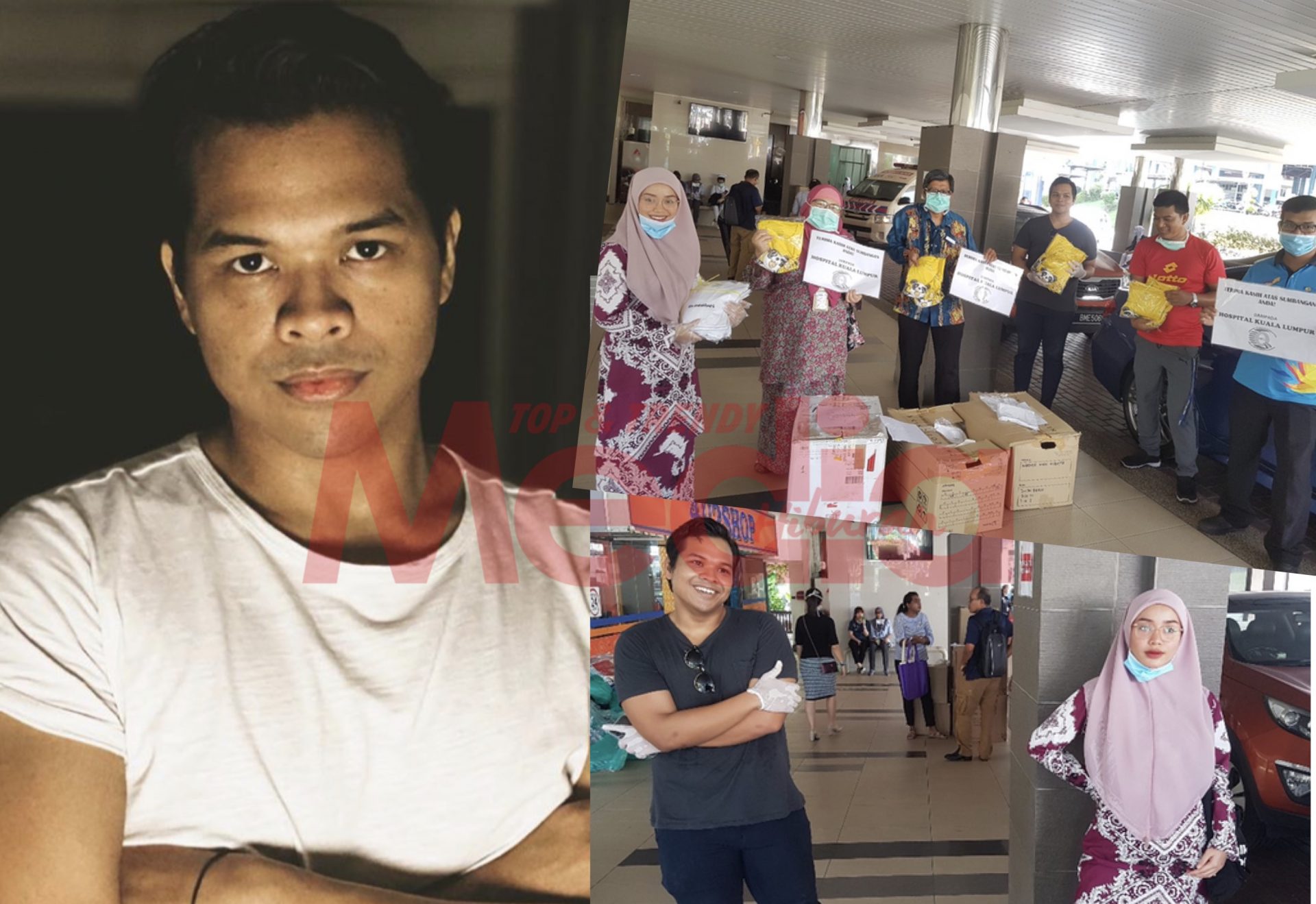 “Tempat Ini Memberi Banyak Kenangan,”- Aizat Amdan Salurkan Bantuan Kepada ‘Frontliners’ Hospital Kuala Lumpur