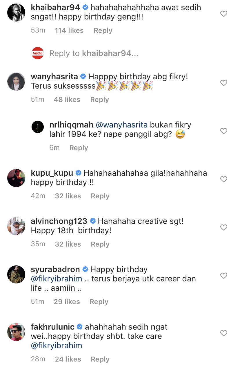 “Dalam Keadaan Macam Ni Pun Hangpa Boleh Buat Surprise,” – Fikry Ibrahim Sambut Birthday, Namun Ada Yang Sedih?