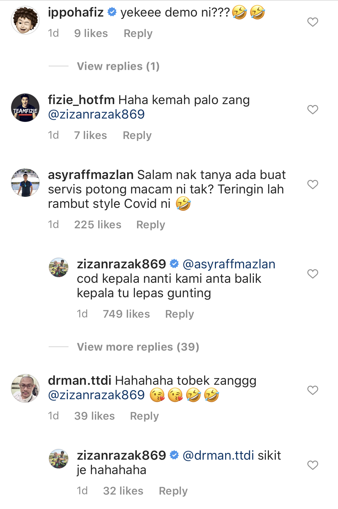 “Ada Yang Kata Budak Skinhead,” – Zizan Razak ‘Belanja’ Rambut Hasil Potong Sendiri, Lihat Apa Reaksinya!