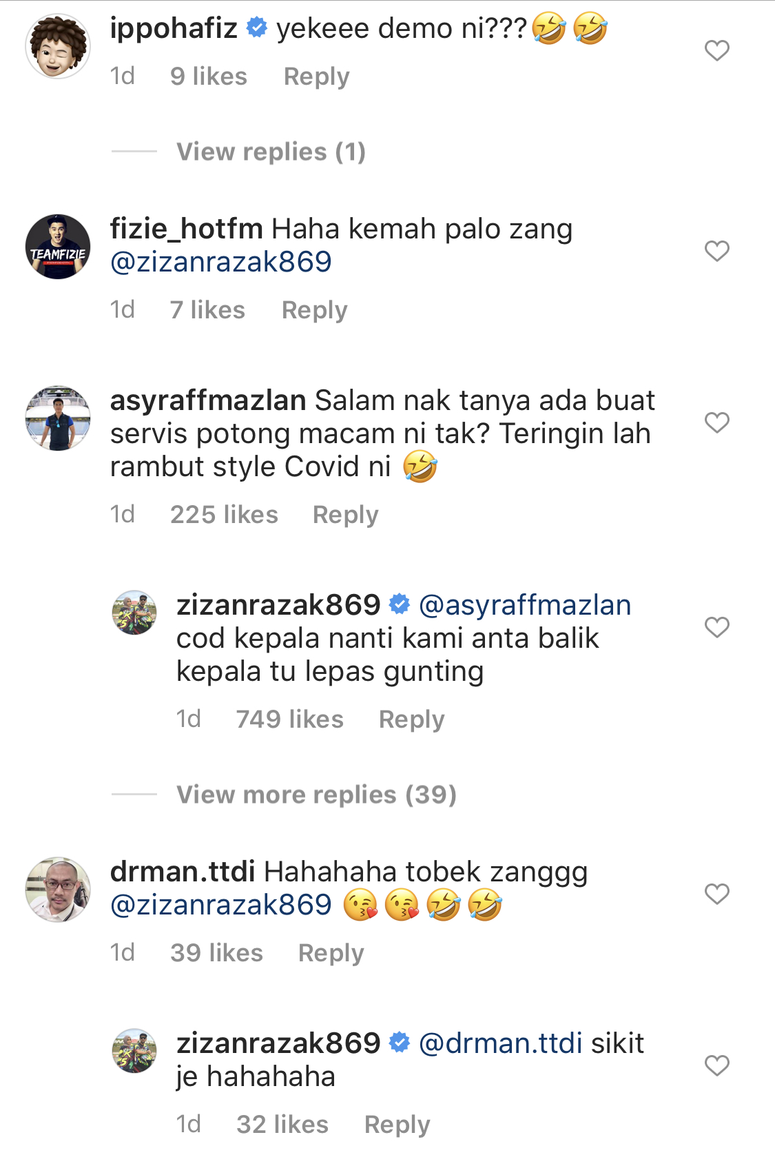 “Ada Yang Kata Budak Skinhead,” &#8211; Zizan Razak ‘Belanja’ Rambut Hasil Potong Sendiri, Lihat Apa Reaksinya!