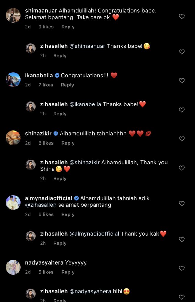 “Alhamdulillah, Semuanya Berjalan Lancar,” &#8211; Tahniah! Ziha Salleh Selamat Bersalin Anak Kedua