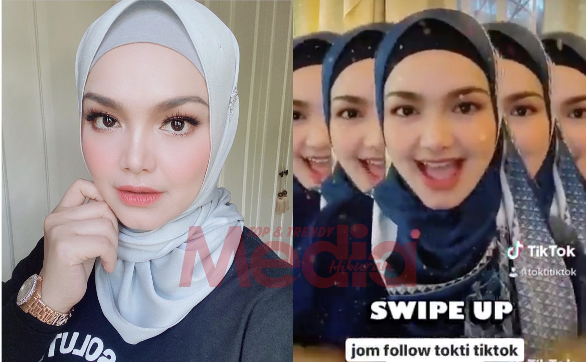 “Comelnya,”- Datuk Siti Nurhaliza ’Layan’ Tik Tok, Peminat Teruja!