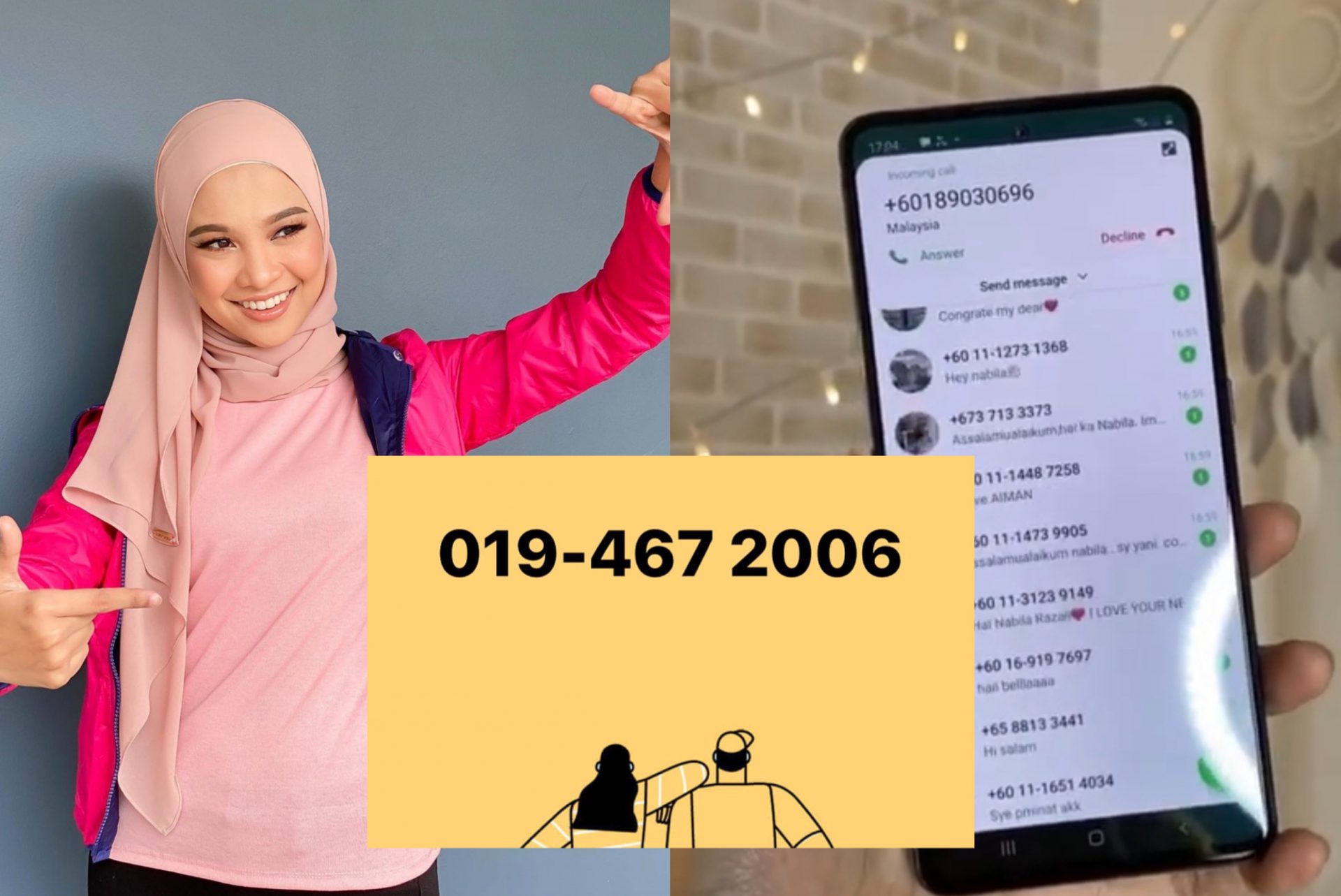 “Lajunya Korang Whatsapp, Meletoplah Telefon Ni Kang,”- Lagu Baru Cecah 1 Juta Tontonan, Nabila Razali Tunai Janji ‘Share’ Nombor Telefon Peribadi