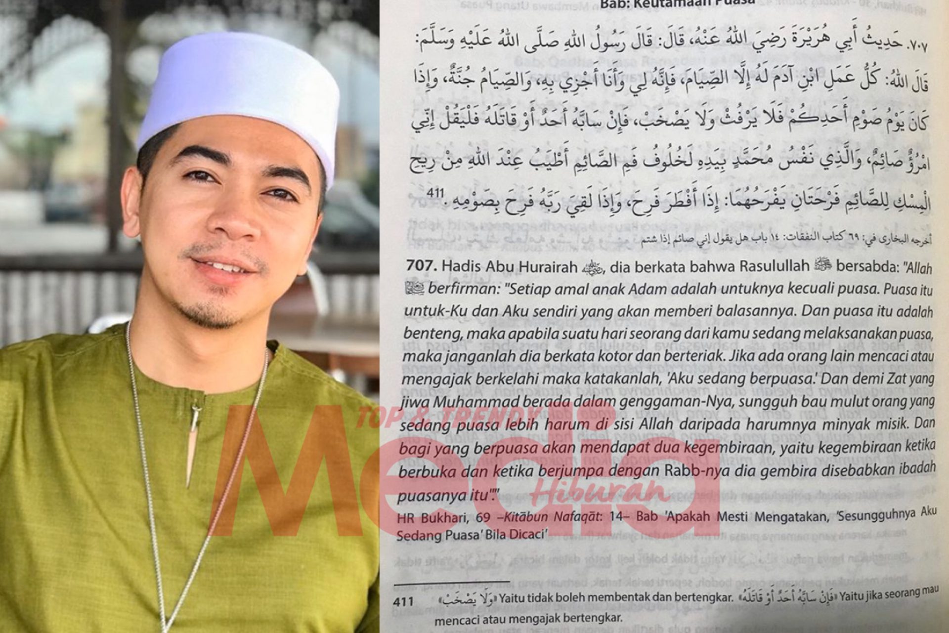 Amar Baharin Kongsi Hadis Berkaitan Bab Keutamaan Puasa. ‘Puasa Itu Untuk Allah’.