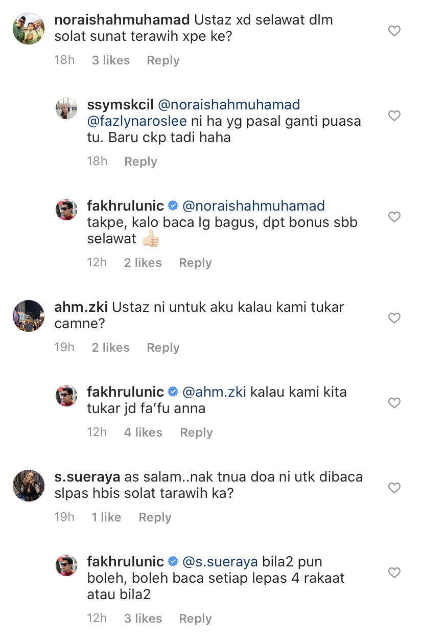 Fakhrul Unic Kongsi Doa Untuk Diamalkan Sepanjang Ramadan, Moga Bermanfaat!