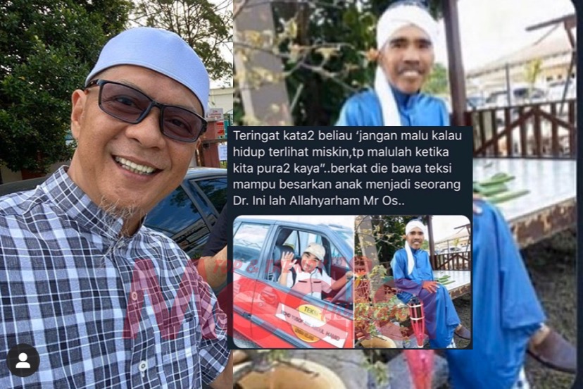 “Jangan Malu Kalau Hidup Terlihat Miskin,” &#8211; Shamsul Ghau Ghau Kongsi Kisah Arwah Mr Os, Noorshila Amin Imbau Memori Naik Teksi