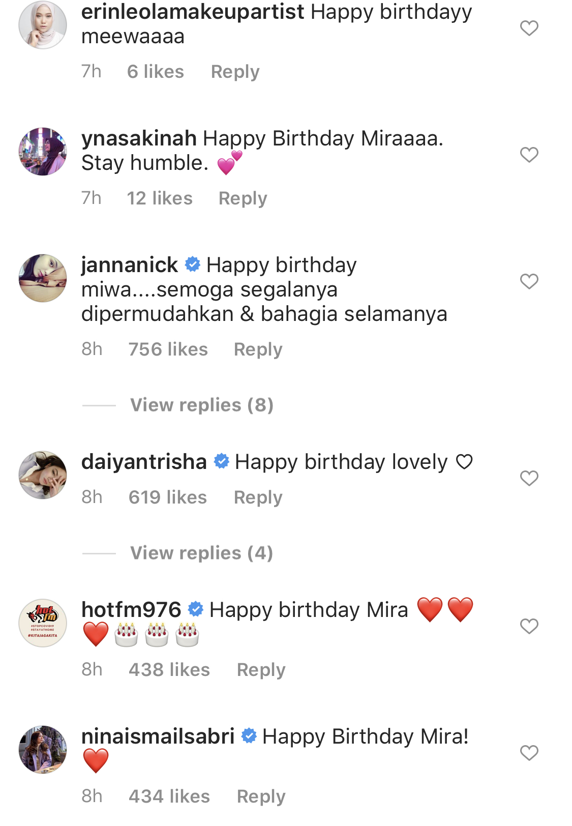 “Segalanya Berlaku Dengan Rasa Sayang Dan EhsanMu Ya Rabb,” &#8211; Selamat Hari Lahir Mira Filzah!