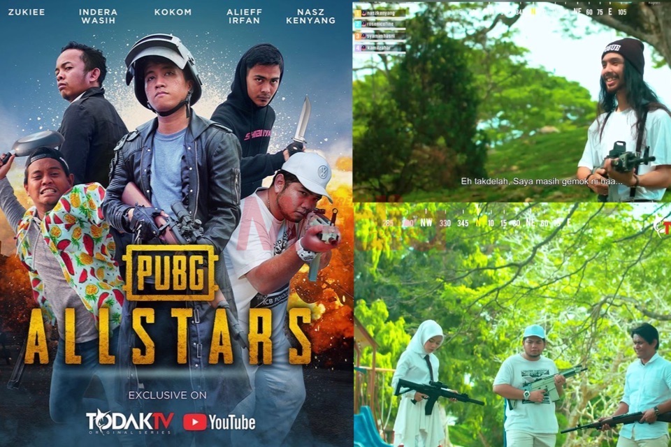 Cayalah! Zukiee, Alieff Irfan, Kokom &#038; Ramai Lagi Gamatkan Webseries PUBG ALLSTARS&#8230; Episod 1 Di YouTube Raih Hampir 200k Tontonan