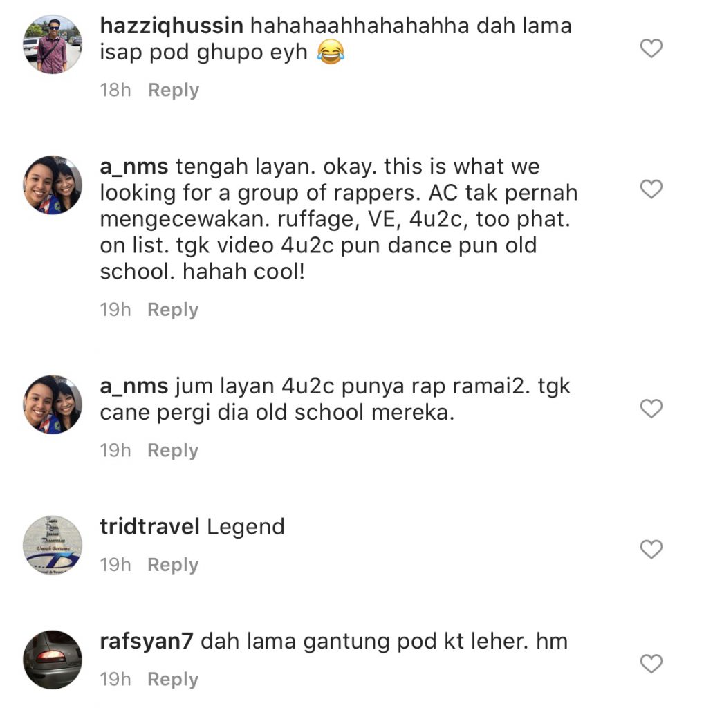 “Kumpulan Rap Pertama Di Malaysia Tahun 1991,”- Hampir 3 Dekad, Datuk AC Mizal Throwback Foto 4U2C