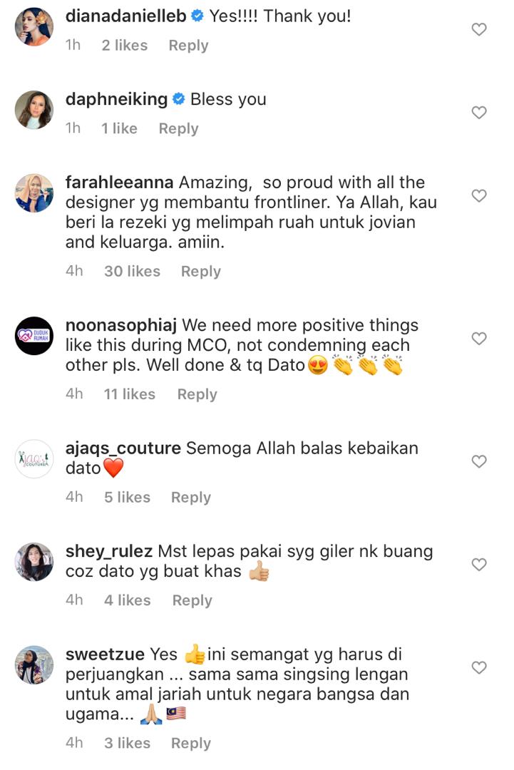 “Baju Couture Tolak Tepi Dulu,” – Jovian Mandagie Utamakan Pengeluaran PPE Tudung dan Suit Frontliner, Tangguh Baju Raya