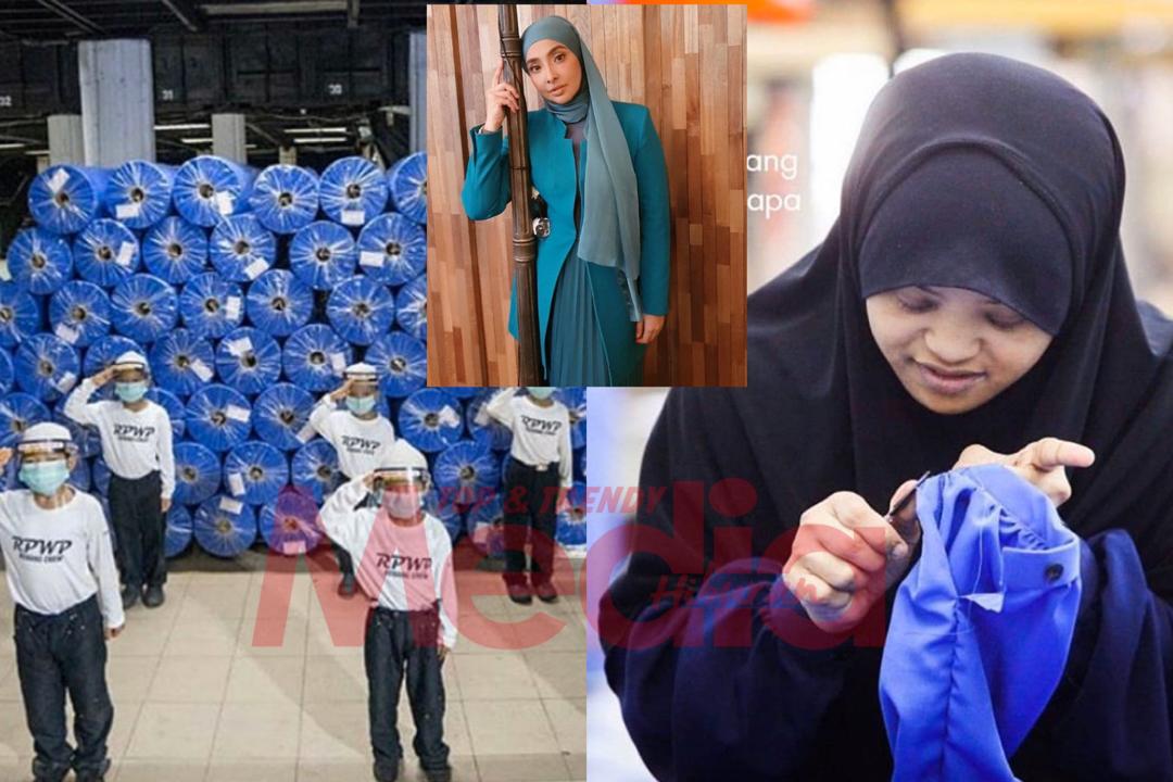 “Anak Yatim, Asnaf Dan OKU Dari Rumah Pengasih Warga Prihatin Yang Menghasilkan Sendiri Pakaian Kelengkapan PPE Untuk Pejuang Frontliner,” – Lufya Omar