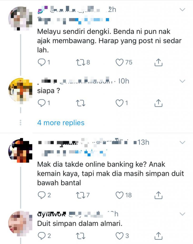 “Setiap Bulan Bagi Belanja Buat Mama,”- Ibu Hanis Zalikha Tayang Duit, Netizen Dakwa Sengaja Nak Riak?