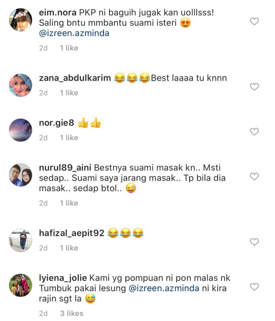“Bestnya Suami Masakkan, Mesti Sedap,” – Hidang Nasi Goreng Buat Isteri, Peminat Puji Suami Izreen Azminda