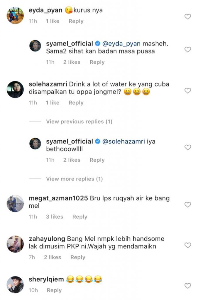 “Nampak Makin Handsome Pulak,” – Syamel Kini Makin Susut, Ramai Pula Minta Tips Kurangkan Berat Badan Dalam Tempoh PKP