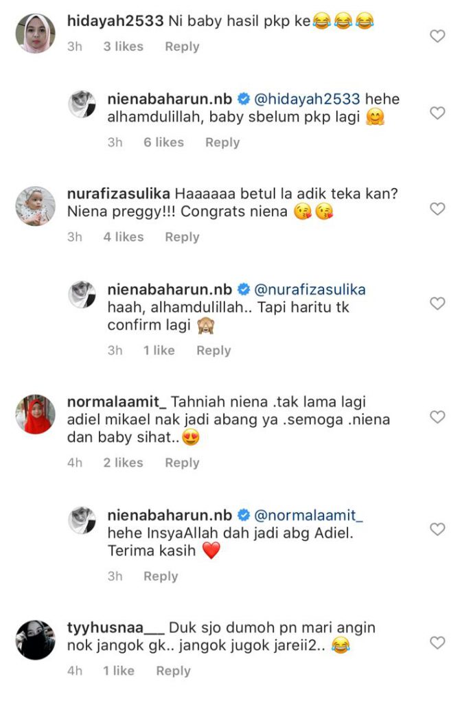“Tak Lama Lagi Adiel Mikael Nak Jadi Abang,”- Datin Niena Baharun Kini Hamil Anak Kedua, Tahniah!