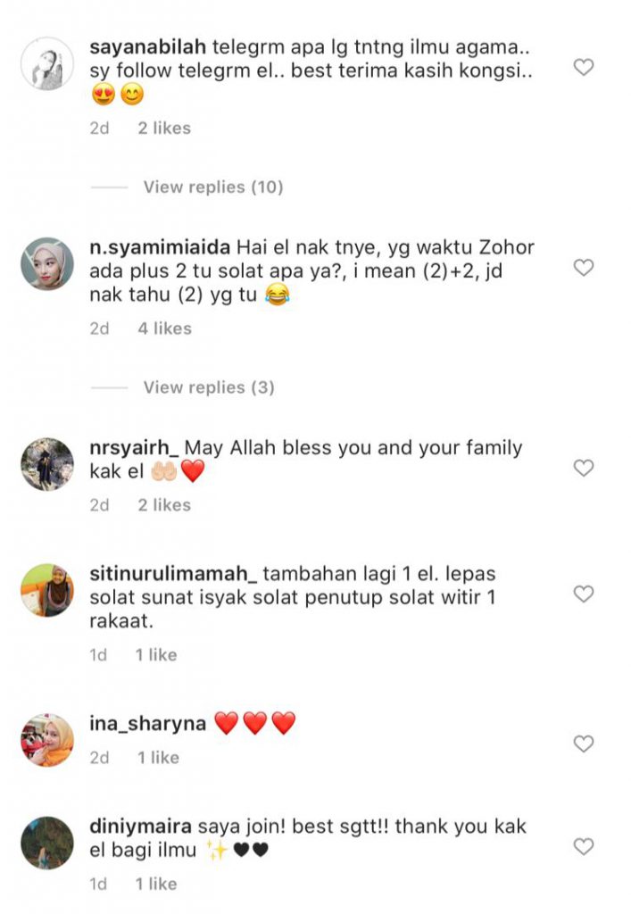 “Takdelah Share Apa Pun, Benda-Benda Simple Je,” – Giliran Elfira Loy Buka Saluran Telegram, Turut Kongsi Ilmu Agama