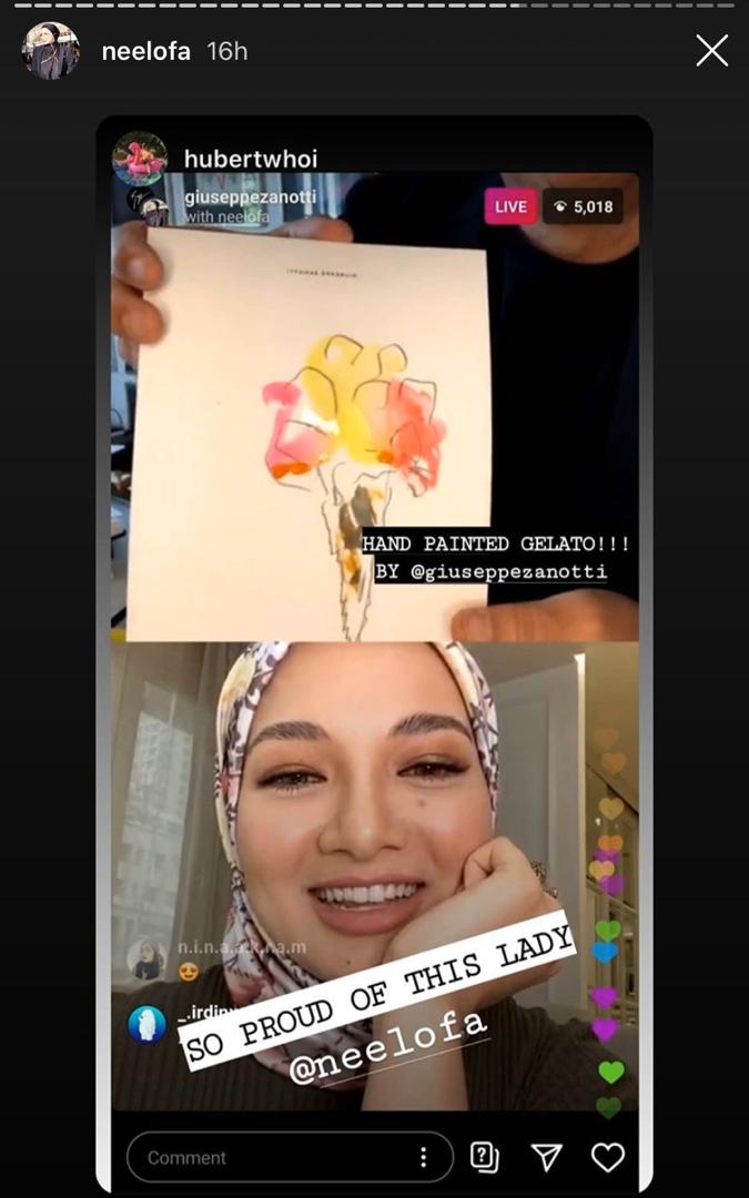 “Apa Kata Kita Lakar Kasut Perkahwinan Saya,” – Wow! Neelofa Minta Giuseppe Zanotti Lontar Idea Kasut Kahwinnya