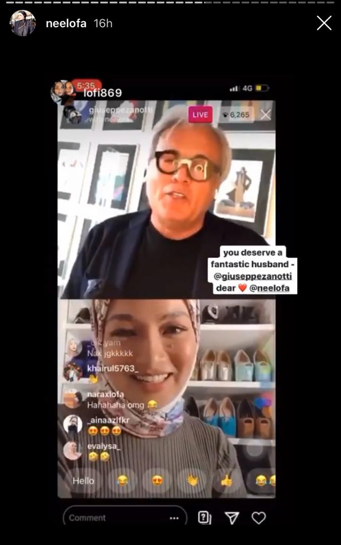 “Apa Kata Kita Lakar Kasut Perkahwinan Saya,” &#8211; Wow! Neelofa Minta Giuseppe Zanotti Lontar Idea Kasut Kahwinnya