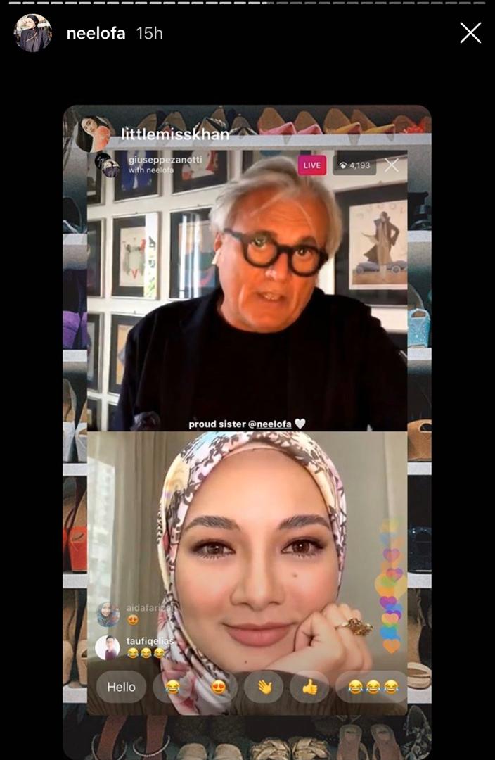 “Apa Kata Kita Lakar Kasut Perkahwinan Saya,” – Wow! Neelofa Minta Giuseppe Zanotti Lontar Idea Kasut Kahwinnya