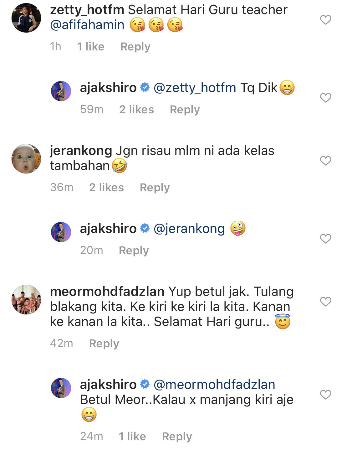 “Saya Adalah Ketua Keluarga Tapi…,”- Ucapan Penuh Makna Ajak Shiro Sempena Hari Guru Buat Isteri Tercinta