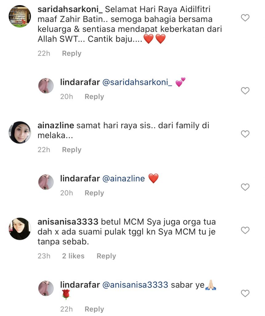 “Nampak Macam Happy Hakikat Sebenar Hanya…,” – Linda Rafar