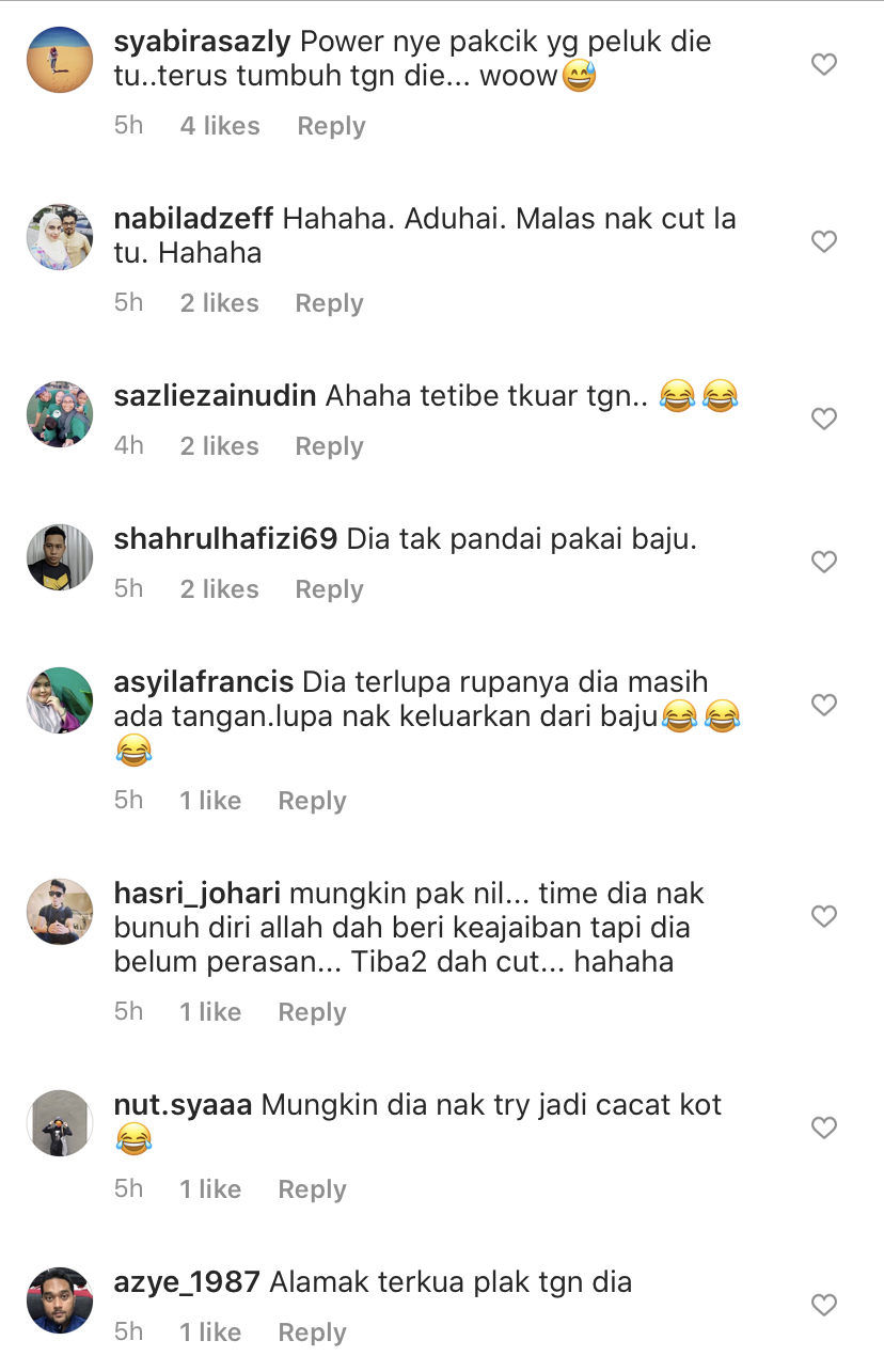 “Alamak Terkua Plak Tangan Dia,” – Pak Nil Kongsi Sedutan Sinetron, Minta Netizen Beri Penjelasan Buat Pemuda Cacat ‘Bertangan’.